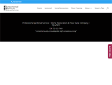 Tablet Screenshot of fundamentalcleaning.com